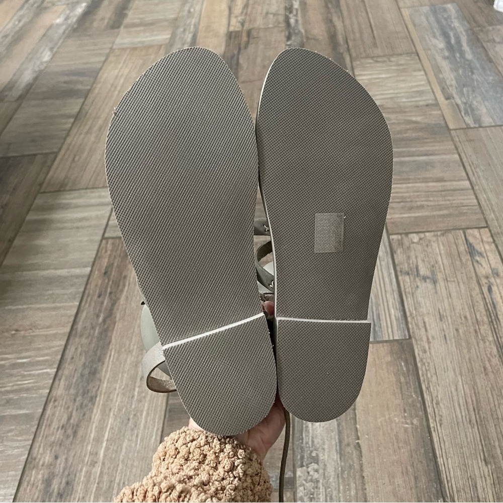 Free People Vacation Day Wrap Sandals in sky - Picture 9 of 9
